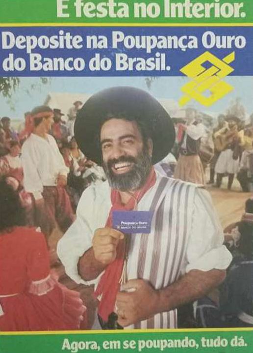 Anúncio do Banco do Brasil com Joacir como dançarino